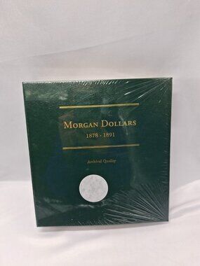 Littleton LCA8 Morgan Dollar Album #1 1878-1891 ARCHIVAL QUALITY NEW Sealed USA